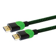 Kábel SAVIO GCL-06 (HDMI M - HDMI M; 3m; čierna farba