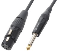 MIKROFÓNOVÝ SIGNÁLOVÝ KÁBEL XLR (f) / Jack 1,5 m