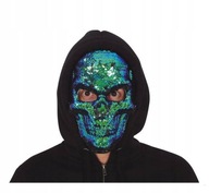 SEQUIN MASK SKULL SKULL HALLOWEEN BONEBODY DEATH