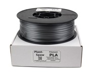 PLA filament Silver Plast-Spaw 1kg 1,75mm