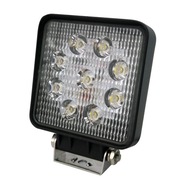 LED halogénová pracovná lampa 27W 12V - 60V homolog E9