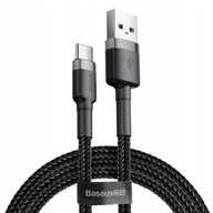 Baseus USB-C kábel 2A 2M BLACK CATKLF-CG1 BRAID