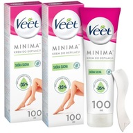 VEET Depilačný krém na suchú pokožku 2x100 ml