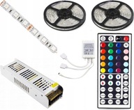 KIT 6m 360 LED RGB pásik, 44 budič, napájací zdroj