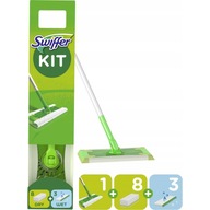 SWIFFER Dry + Wet Kit plochý mop, sada 11 náplní