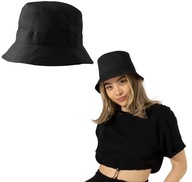 BUCKET čiapka rybársky klobúk BLACK PREMIUM