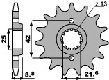 PBR PREDNÉ OZNAČENIE 523 16 18NC (REŤAZ 520)