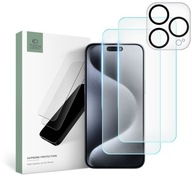 TECH-PROTECT TEPLOVANÉ SKLO SUPREME SET IPHONE 15 PRO CLEAR