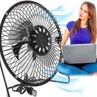 SPOĽAHLIVÝ VENTILÁTOR STOLNÝ VENTILÁTOR TICHÝ USB KOMPAKTNÝ