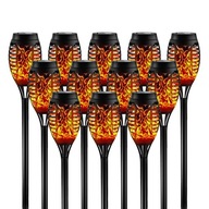 TORCH Solárna záhradná LED lampa FLAME 12 ks