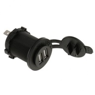 Duálna USB zásuvka nabíjačky 6x12V 4,2A pre