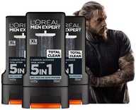 LOREAL MEN sprchové gély pre mužov 3*300ml