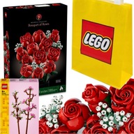 KYTICA RUŽÍ LEGO 10328 Darček na Valentína PRE JEJ IKONY RUŽÍ + TAŠKA +40725