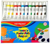 GOUCACHE PAINT SET AKRYLÁTOVÁ FARBA 12 ks x 12ml