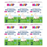 HiPP 2 Bio kozie mlieko po 6 mesiacoch 6x400g