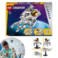 LEGO CREATOR ASTRONAUT TRYSOVÝ PES VO VESMÍRE SADA 3 v 1 31152