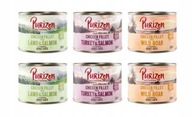 Purizon Adult Mix príchutí pre mačky bez obilnín 6x 200g