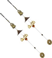 2 ks Feng Shui Wind Bell Lucky Wind Chimes