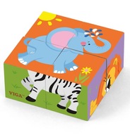 VIGA PUZZLE ZOO DREVENÉ MONTESSORI