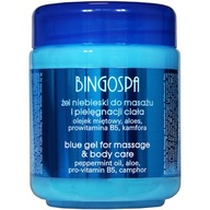 BINGOSPA Masážny a telový gél modrý 500g