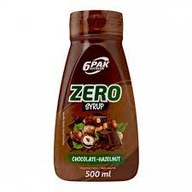 6PAK Sirup Zero 500 ml čokoládovo-oriešková príchuť