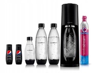 SATURATOR SODASTREAM TERRA + 3 FĽAŠE + 2 SIRUPY