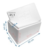 Thermobox 44,1L Nádoba z polystyrénu THERMO CHLADNIČKA