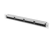 PATCH PANEL 24 PORT 1U 19” CAT.6A GREY LANBERG