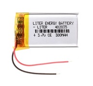 Batéria Li-Poly 300mAh 3,7V 402035