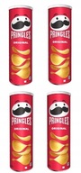 4x 165g PRINGLES Original Crisps so soľou UK