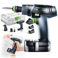 Festool TXS 2,6-Sada akumulátorová vŕtačka/skrutkovač 2xAku nabíjačka