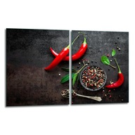 2x SKLENENÝ OCHRANNÝ TANIER NA VARIČ 40x52 CHILLI