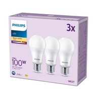 E27 LED žiarovka PHILIPS 100W 13W 1521lm 2700K 3ks