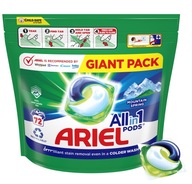 Ariel All-In-1 Mountains Spring GIGANT PACK Biele kapsule na pranie 72x