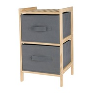 Kúpeľňová polica BOOKCASE s 2 zásuvkovou skrinkou 46cm