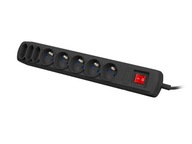 ARMAC R8 POWER STRIP BLACK 3M 5X 230VPL+3