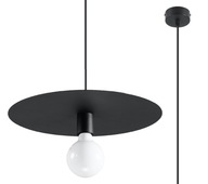 SOLLUX MODERNÁ ZÁVISNÁ LAMPA FLAVIO BLACK E27