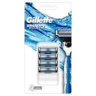 GILLETTE MACH3 3 ŠTARTOVACIE NÁPLNE ČEPELE ČEPELE 4 KS