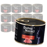 DOLINA NOTECI MOKRÉ KRMIVO PRE MAČKY TEĽACIE 12x185g