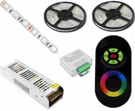 SADA 14m STRIP 840 LED RGB 5050 RF DOTYKOVÉ DIAĽKOVÉ OVLÁDANIE