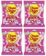 4x120g CHUPA CHUPS jahodové lízanky 10-bal