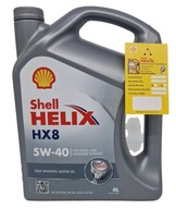 SHELL HELIX 5W-40 HX8 4L BENZÍN PLYN DIESEL Prívesok Shell Helix ZADARMO