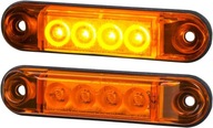 BOČNÁ OZNAČOVAČKA 12/24V ORANŽOVÁ LED