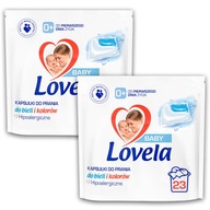 Lovela White Color Kapsule do detskej bielizne 46 ks