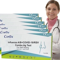 Test Combo 4v1 COVID-19, AB Flu, RSV, CORDX - Platnosť 02/2026 - 6 ks