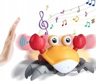 Hračka kraba pre bábätko s hudbou a svetlami
