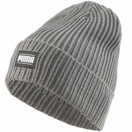 PUMA RIBBED CLASSIC BEANIE ZIMNÁ ČIAPKA ŠEDÁ