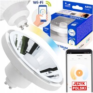 AR111 GU10 TUYA LED žiarovka 10W SMART WiFi + Bluetooth Spectrum SMART