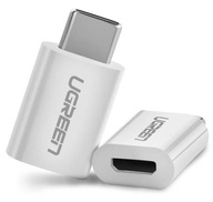 Micro USB na USB-C adaptér UGREEN US157 White