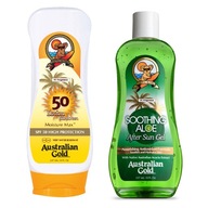 AUSTRALIAN GOLD SPF 50 LOTION + GÉL PO opaľovaní